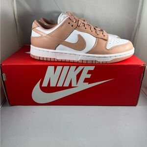 Women’s Nike Dunk Low Sneakers Rose whisper. Size 7.5 new in box